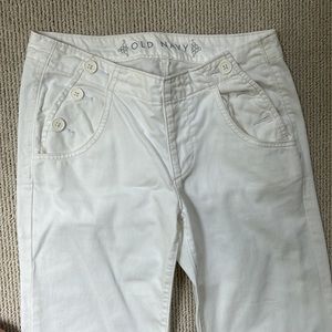 🌿Old Navy wide leg lightweight white jeans, size 0🌿